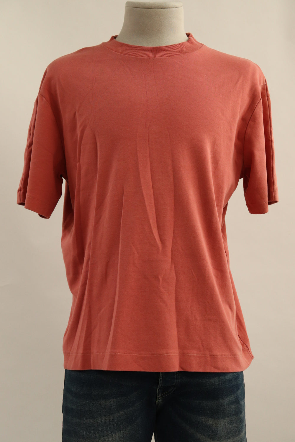 Gef Camiseta Corta Roja Camiseta Terracota Básica JDR016