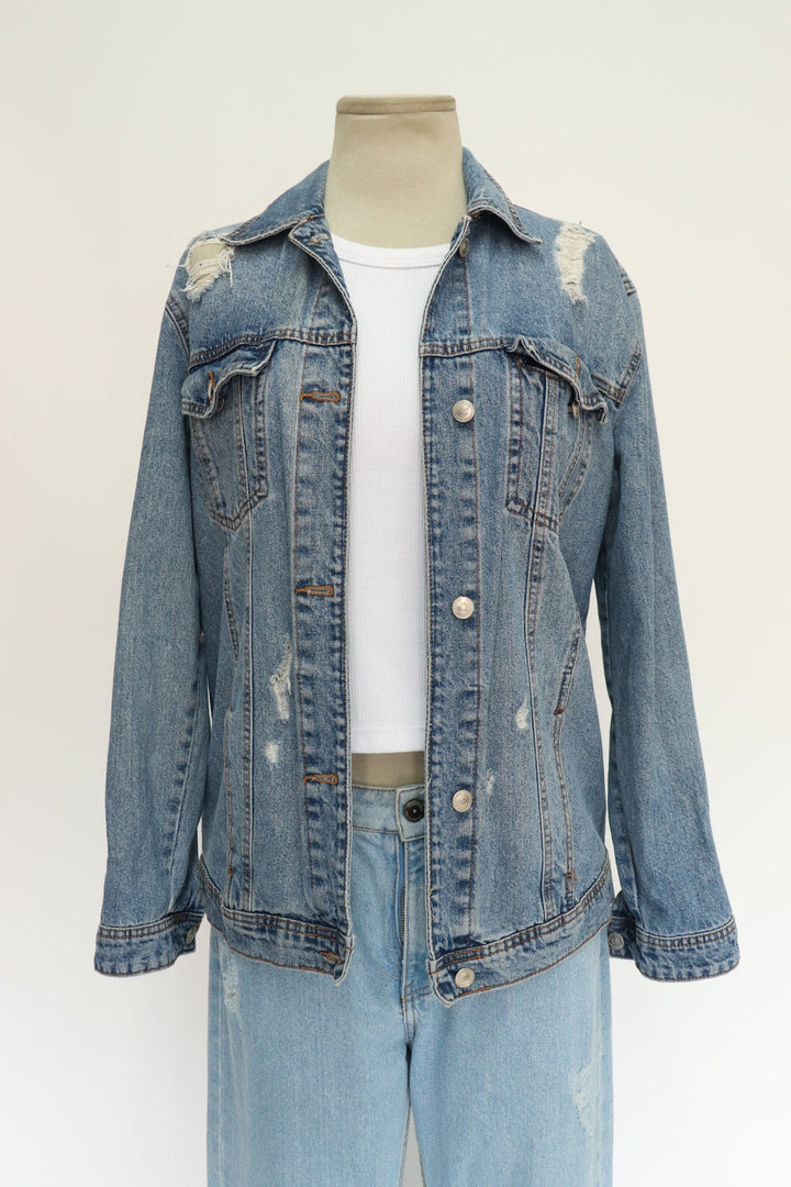Chaquet Denim Rotos