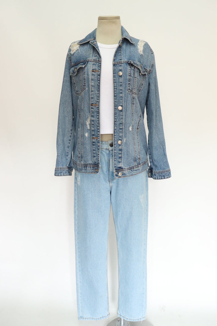 Chaquet Denim Rotos