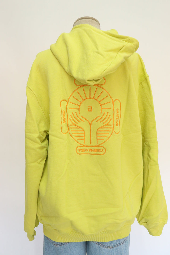 Hoodie Amarillo Grueso