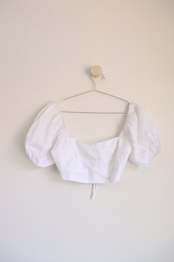 Crop Top Blanco