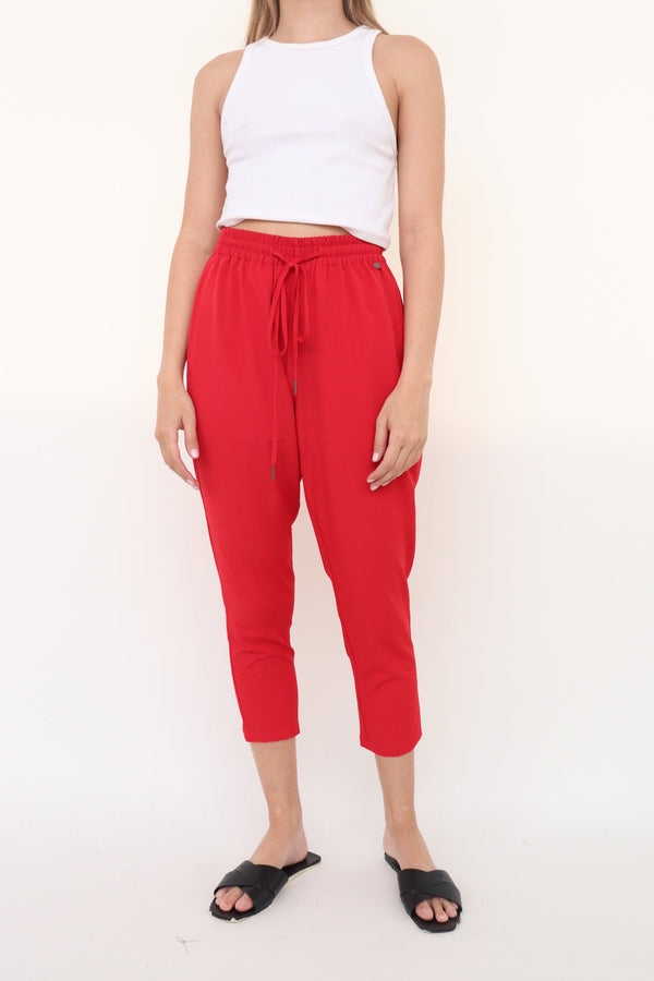 Pantalon Jogger Rojo