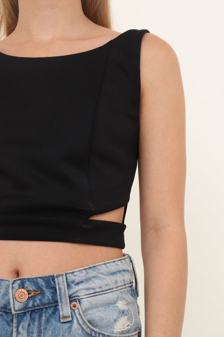 Crop Top Negro