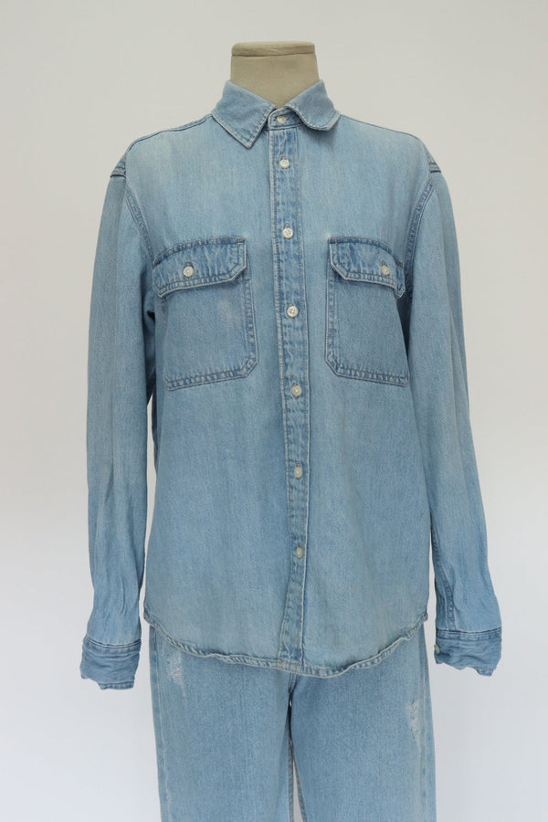 Sobrecamisa Denim Azul