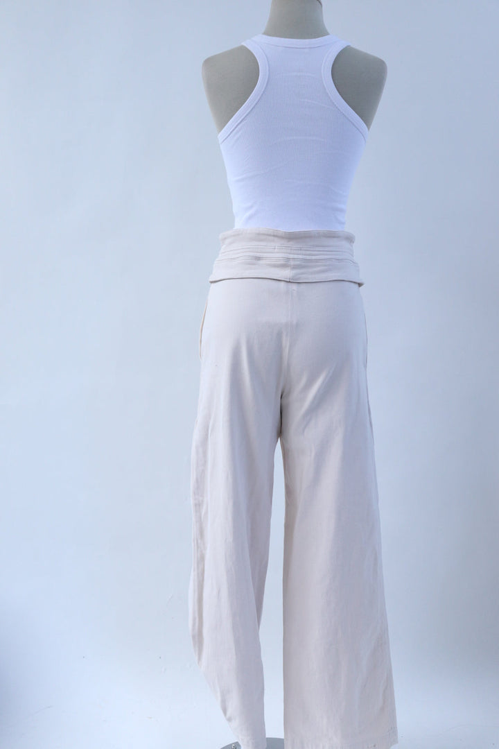 Pantalon Beige Cinturón