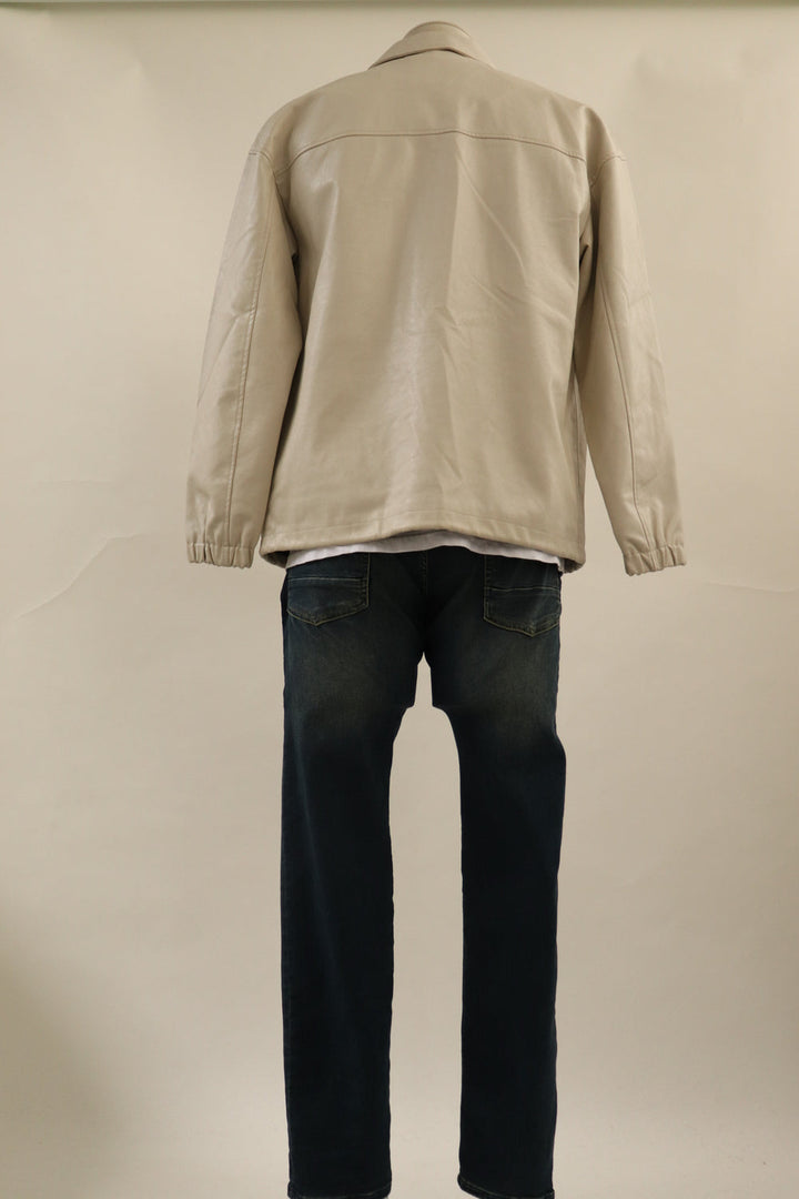 Sobrecamisa Cuero Beige