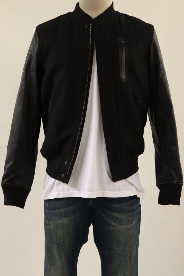 Chaqueta Bomber Negra