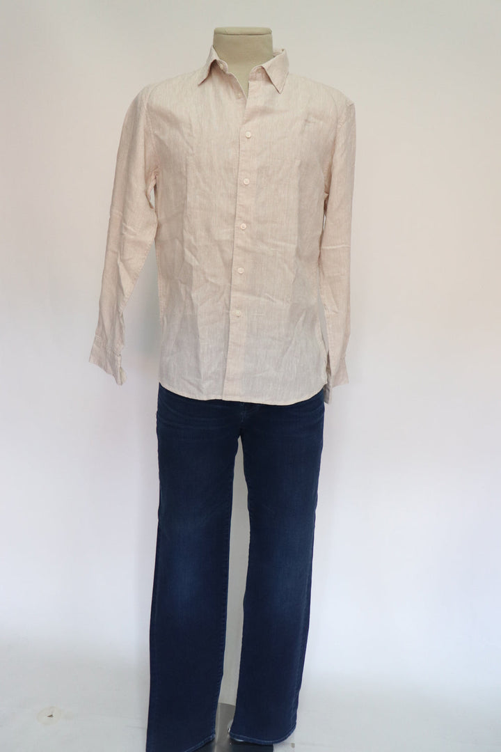 Camisa Lino Beige