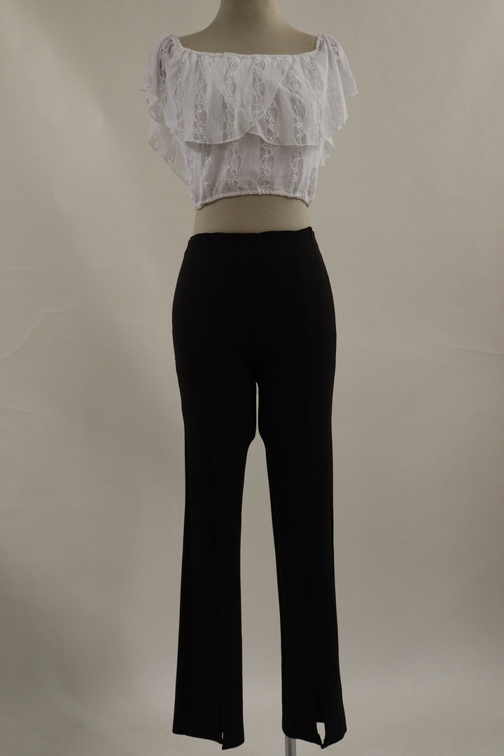 Pantalon Negro Alto