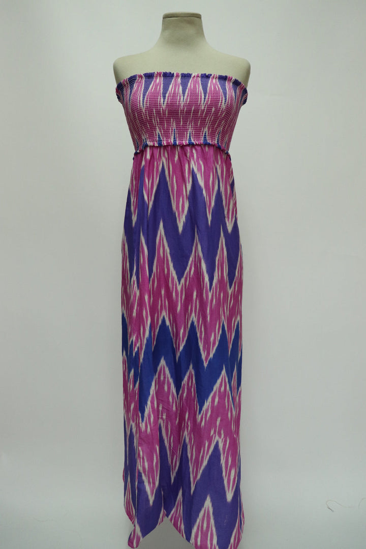 Vestido Strapless Multicolor