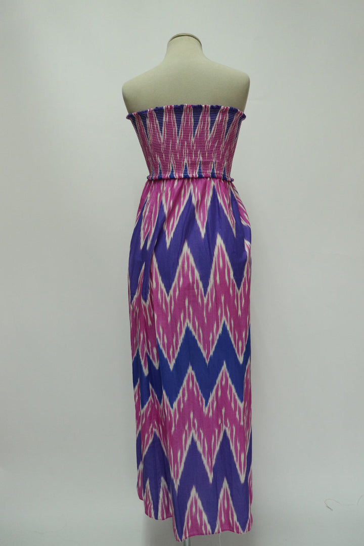 Vestido Strapless Multicolor