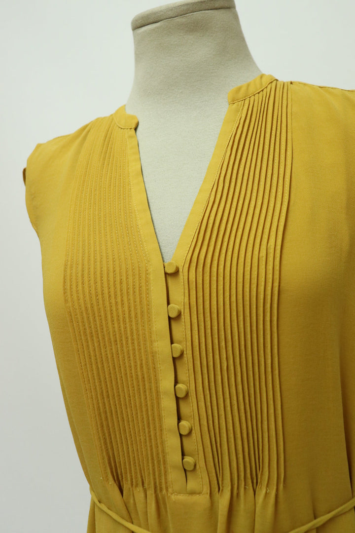 Vestido Amarillo Mostaza