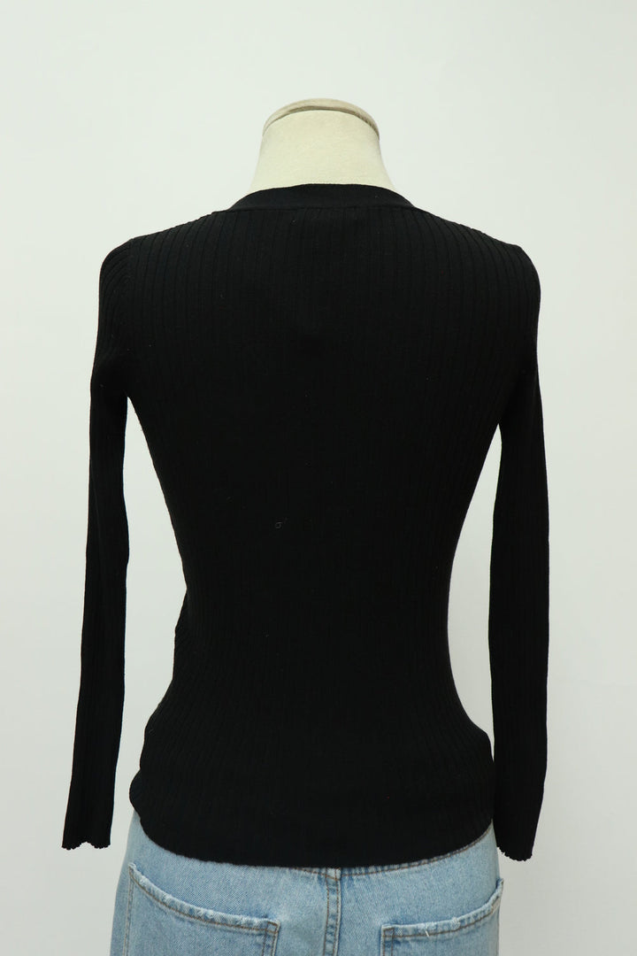 Cardigan Negro Botones