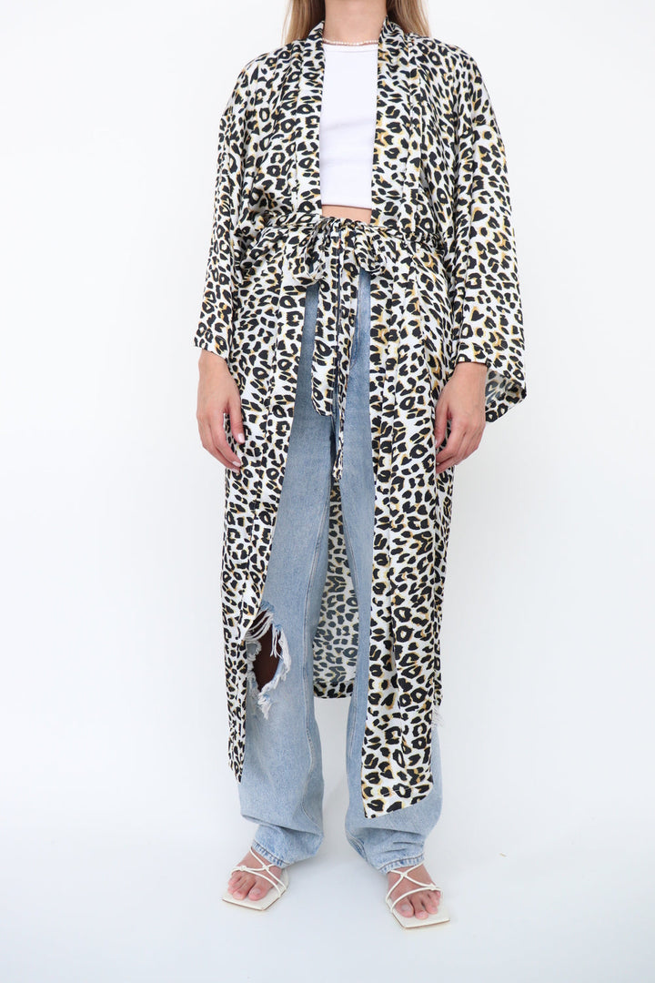 Kimono Largo Leopardo