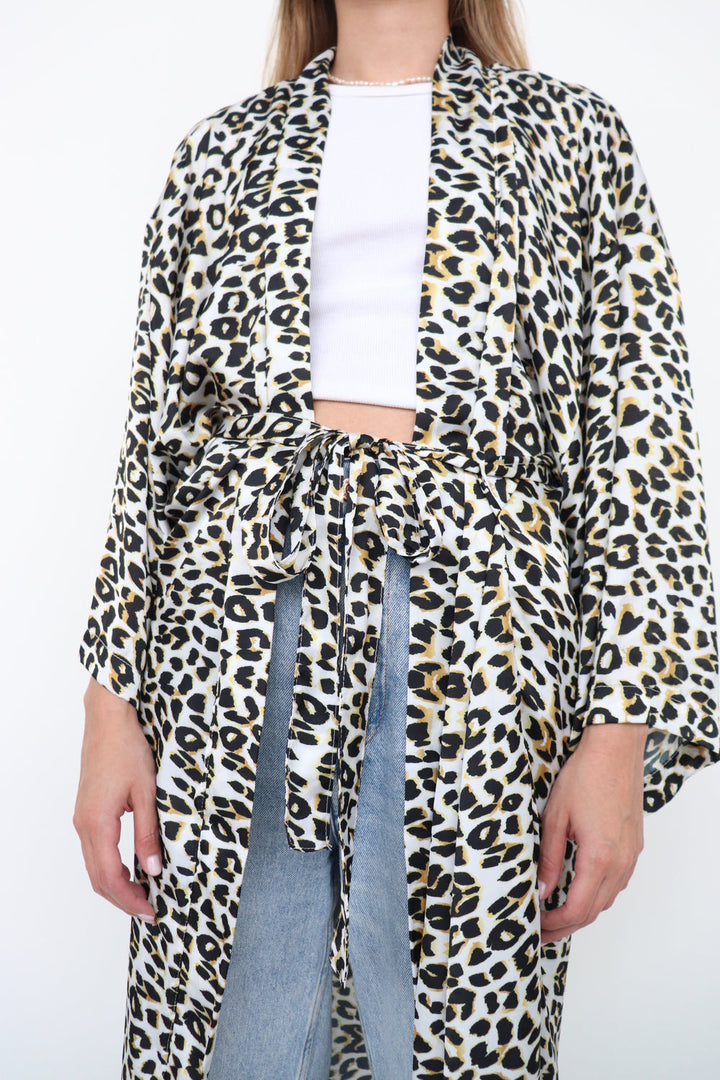 Kimono Largo Leopardo