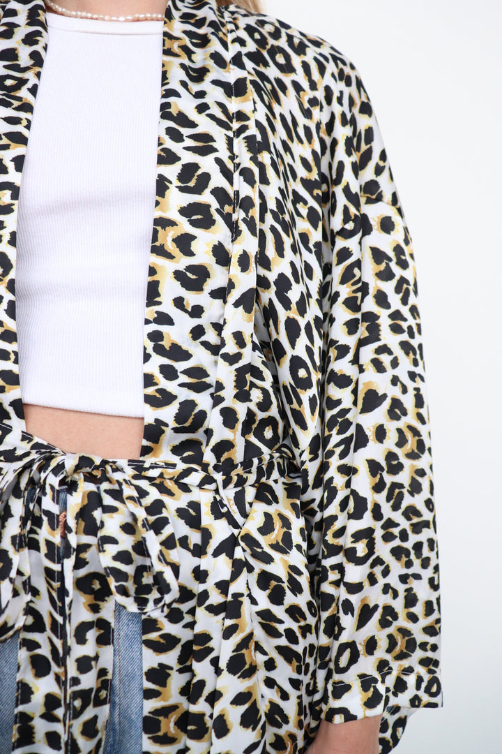 Kimono Largo Leopardo