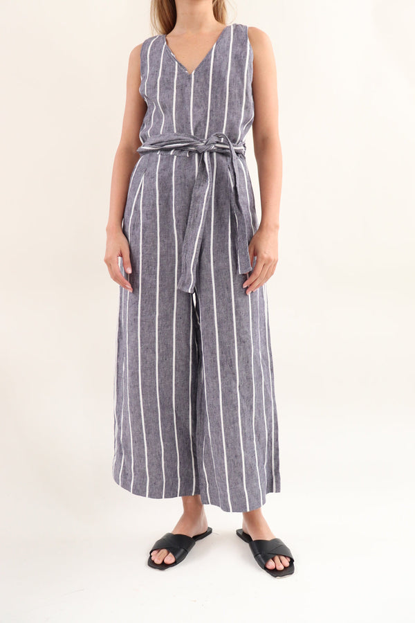 Jumpsuit Gris Rayas