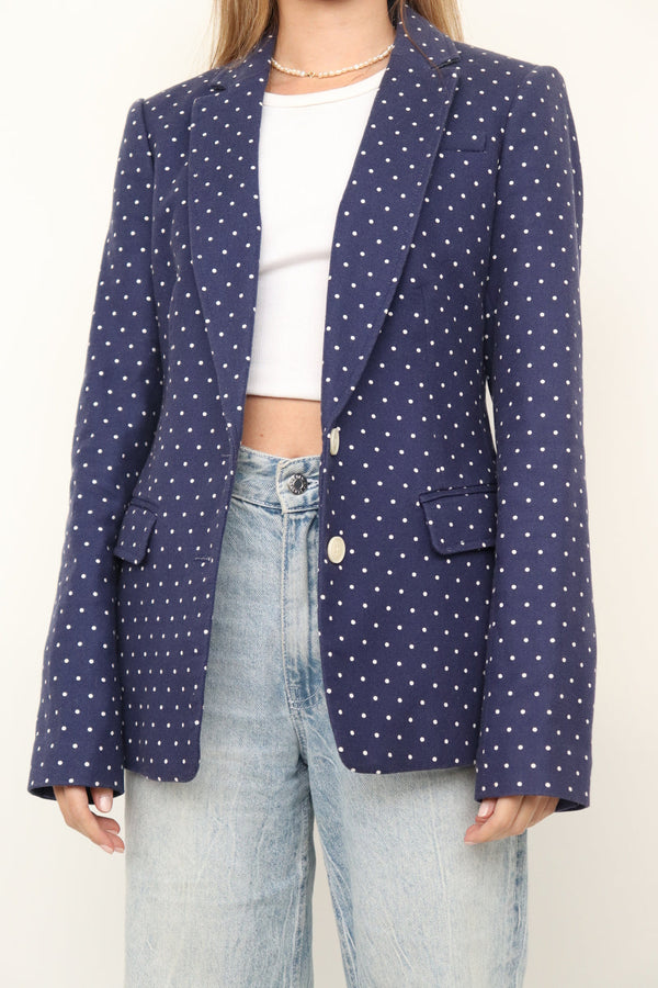 Blazer Lunares Azul