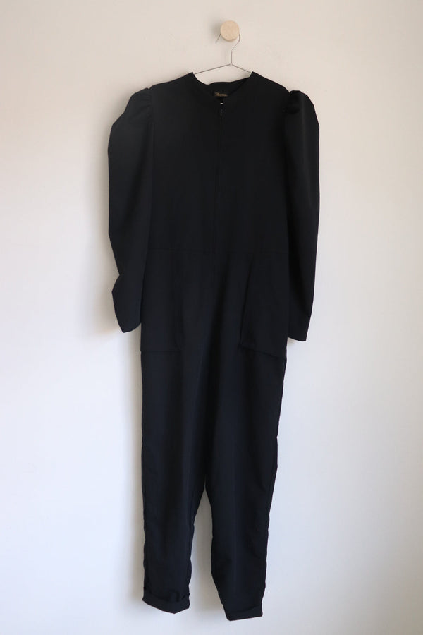 Jumpsuit Negro Bolsillos