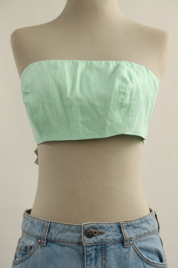 Top Strapless Verde