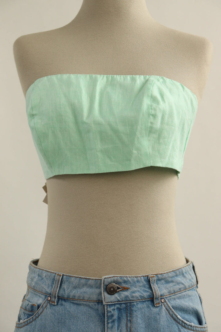 Top Strapless Verde