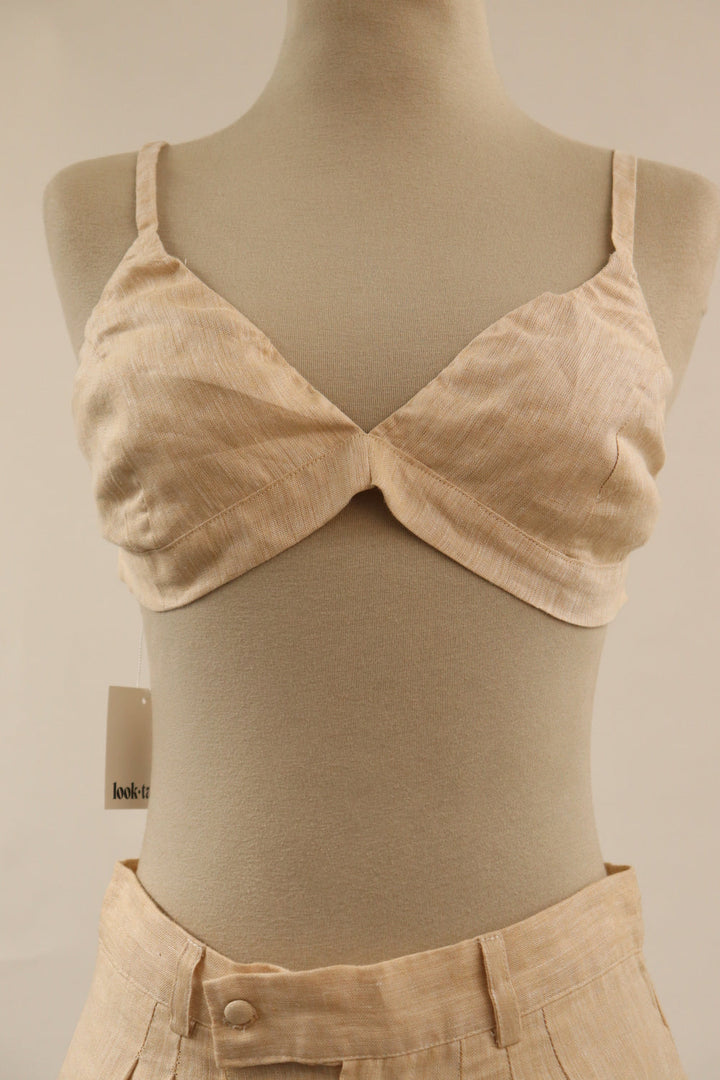 Top Triangular Beige