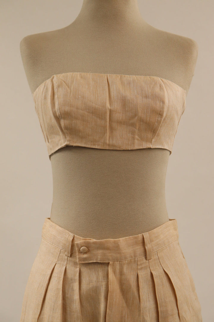 Top Strapless Beige