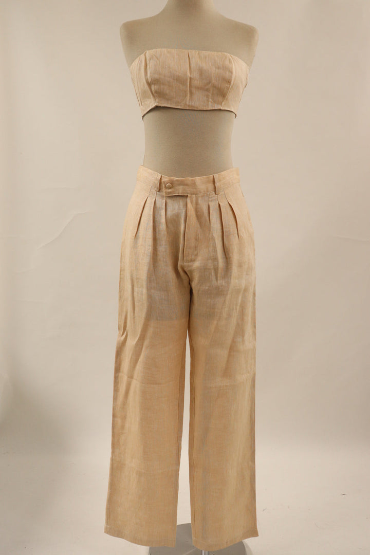 Top Strapless Beige