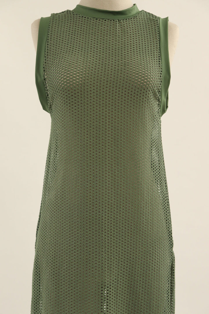 Vestido Crochet Verde