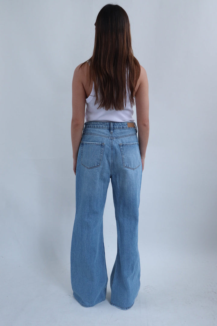 Jean Flare Azul