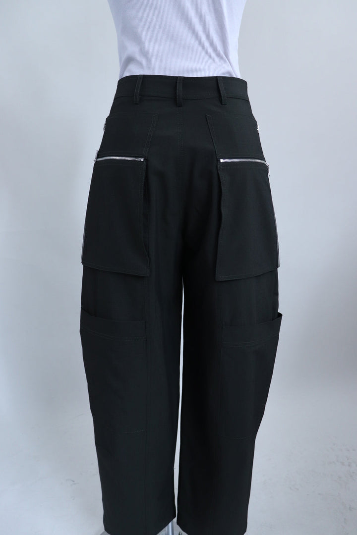 Pantalon Negro Cargo