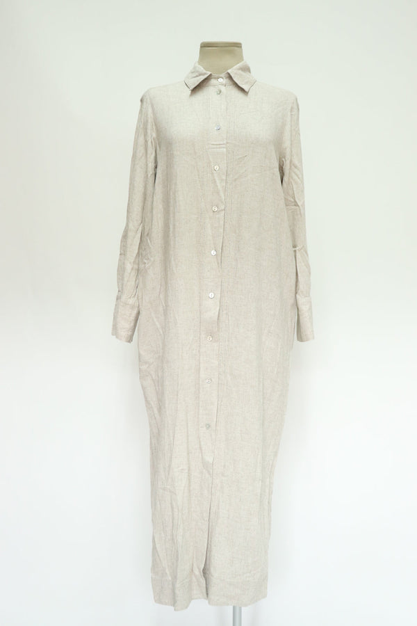 Vestido Camisero Beige