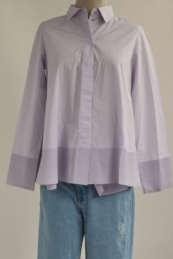 Camisa Detalle Lila