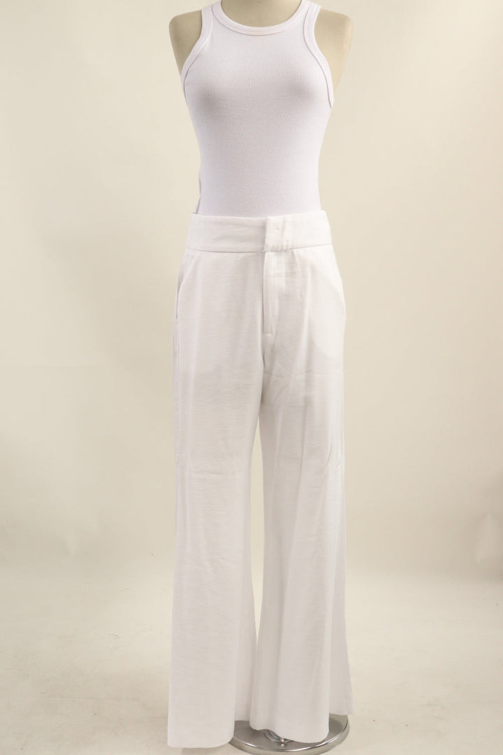 Pantalon Blanco Wide