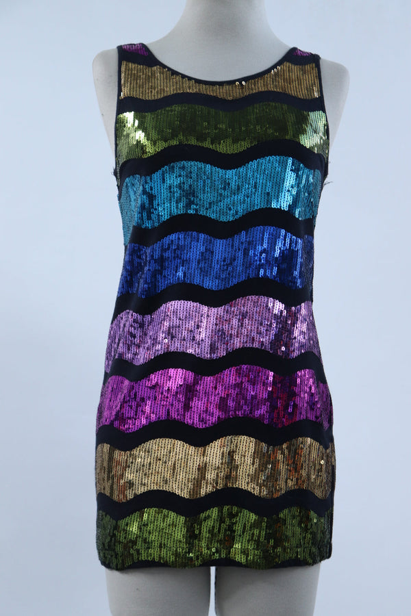 Vestido Lentejuelas Multicolor