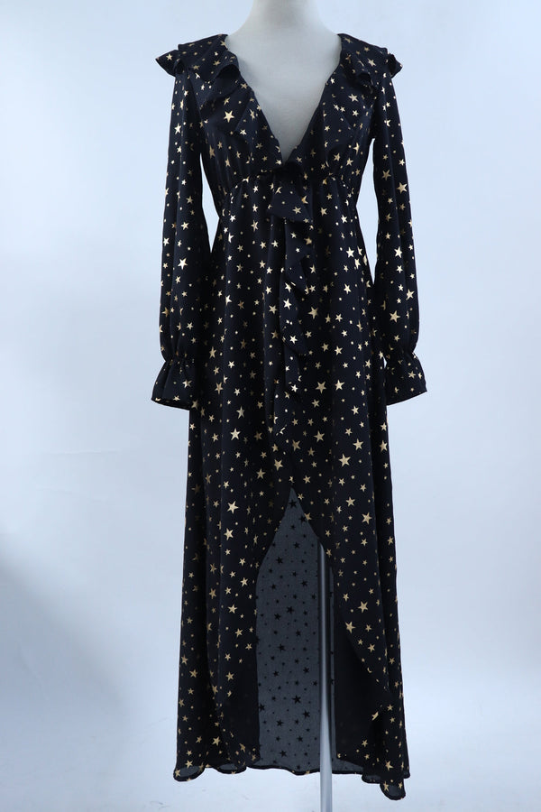Vestido Negro Estrellas