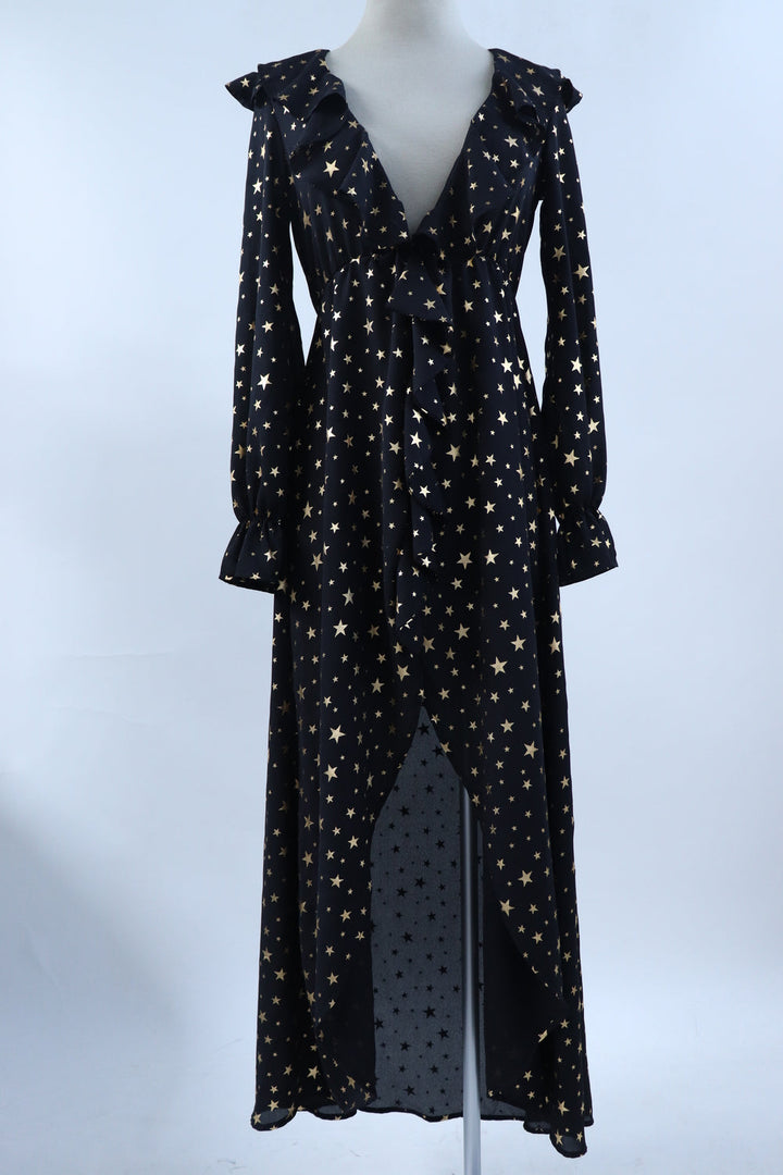 Vestido Negro Estrellas