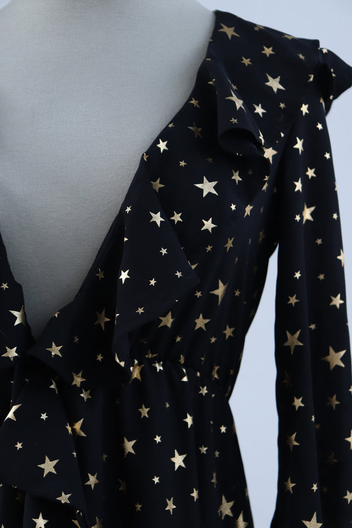 Vestido Negro Estrellas