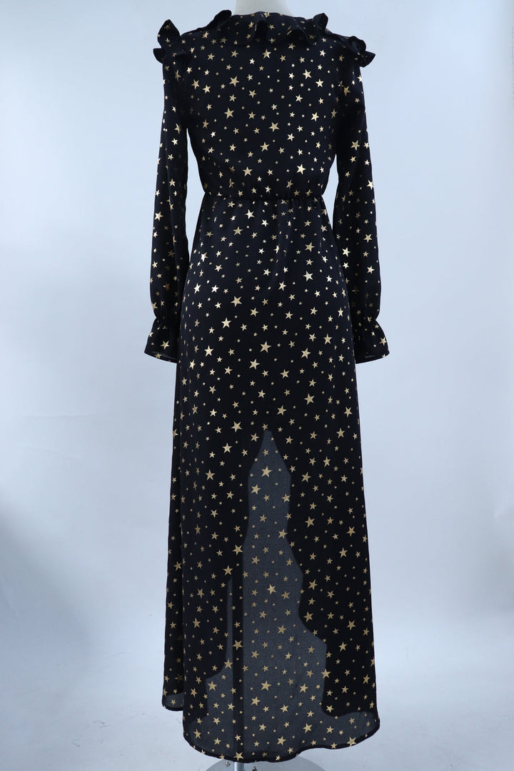 Vestido Negro Estrellas