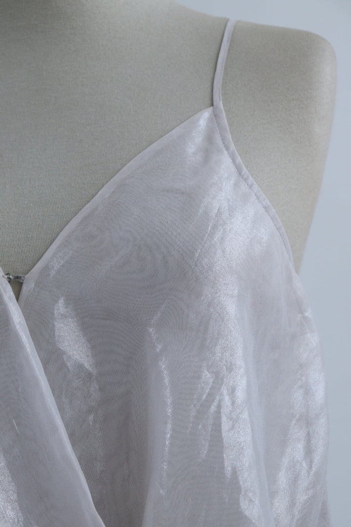 Top Brillante Traslucido