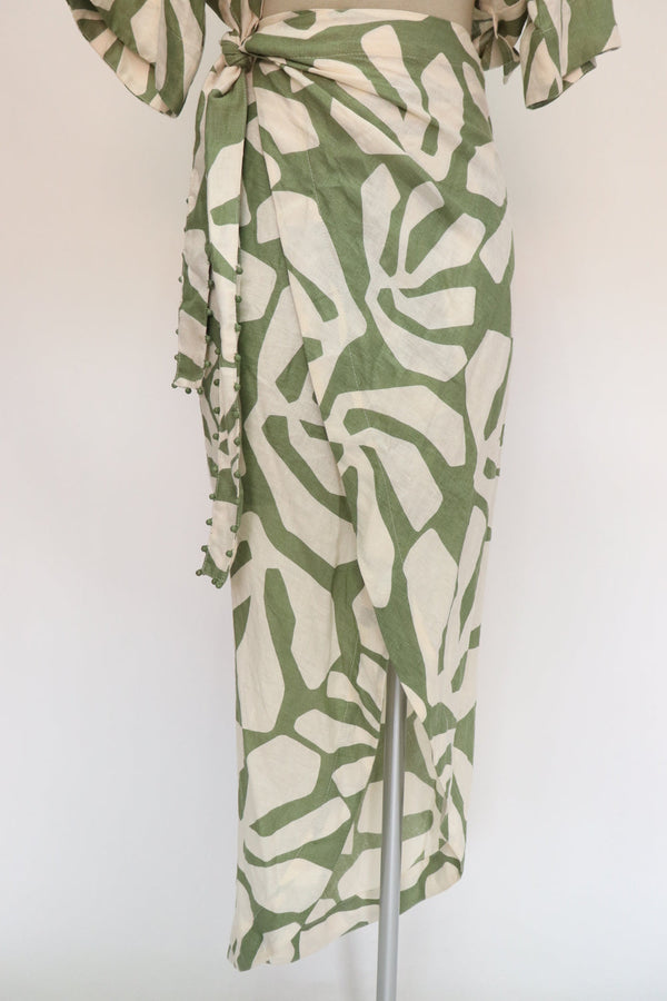 Falda Wrap Estampada