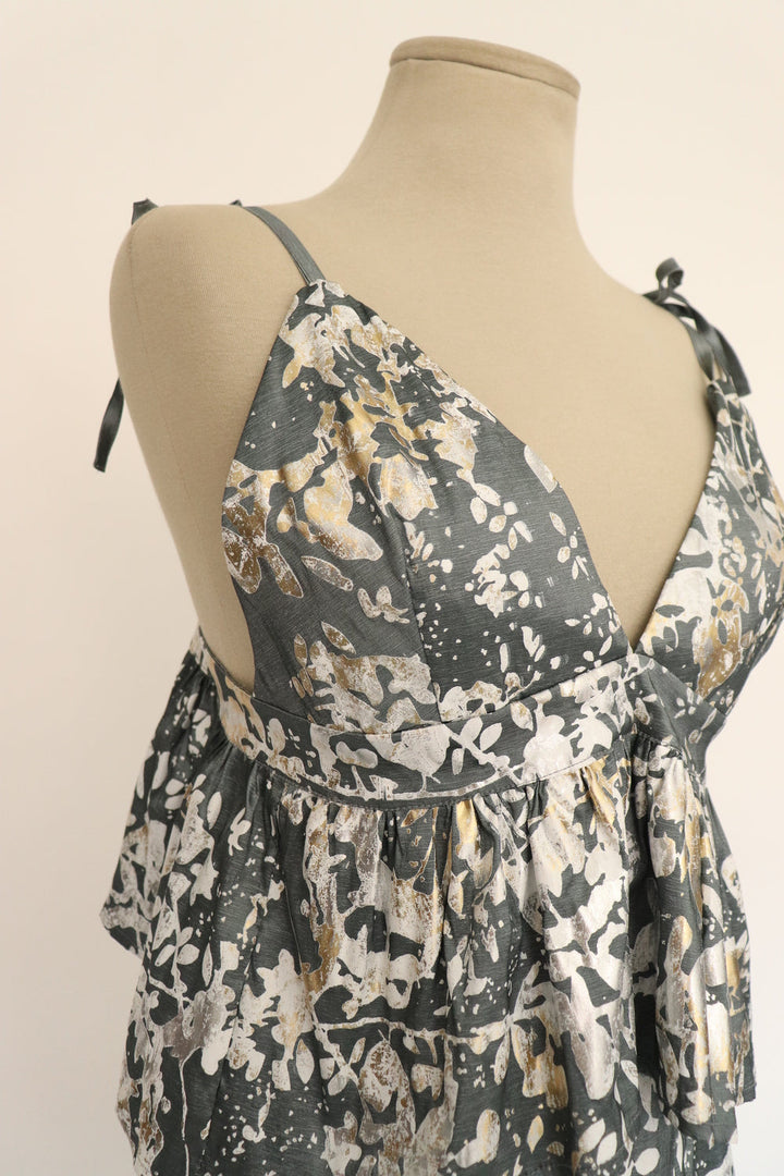 Top Peplum Estampado