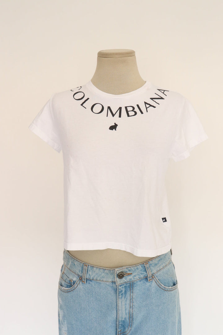 Camiseta Colombia Blanca