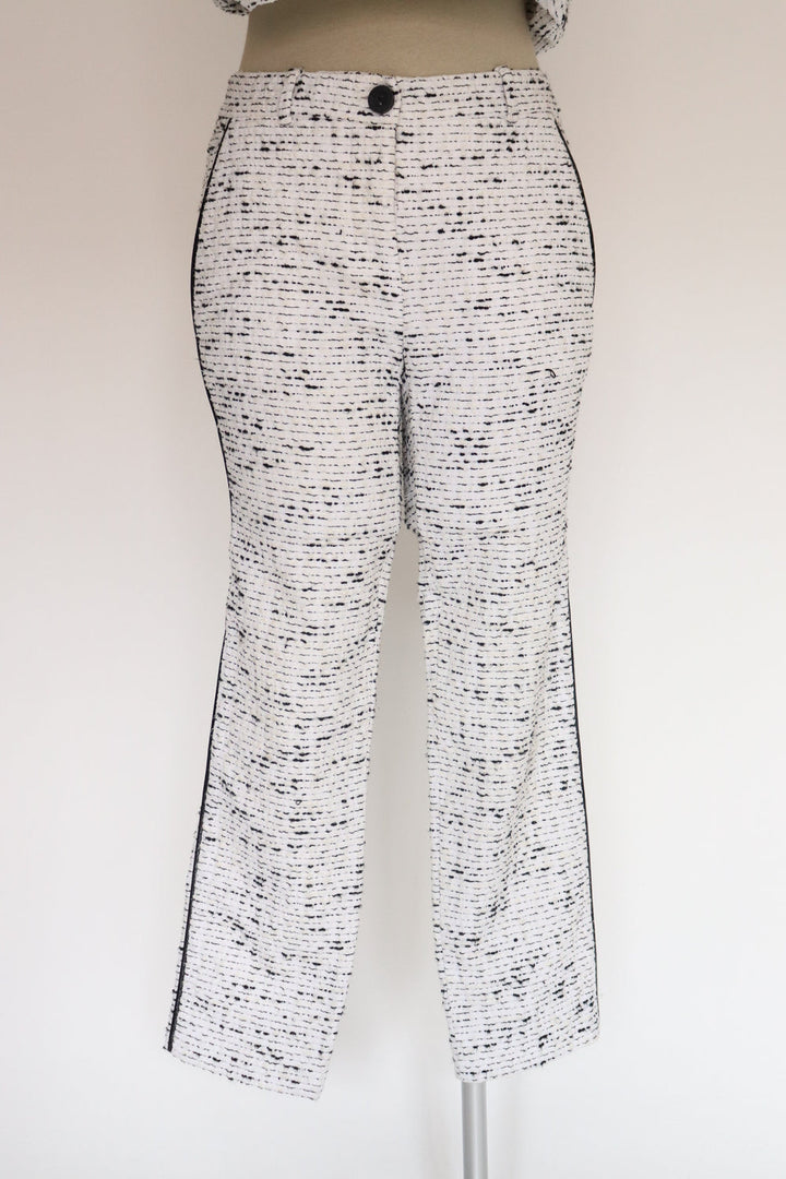 Pantalon Tweed Blanco