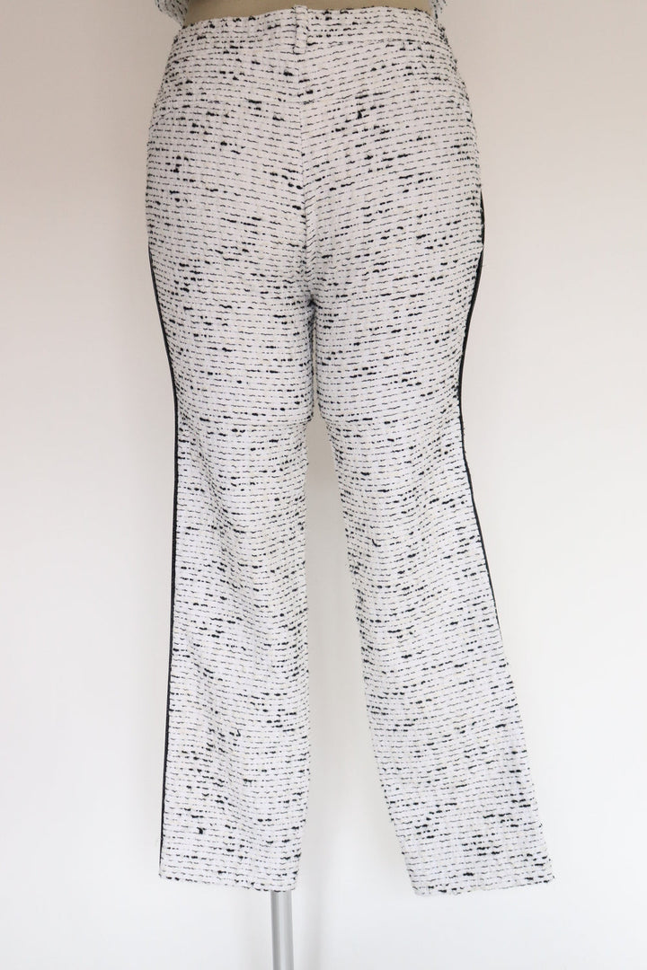 Pantalon Tweed Blanco