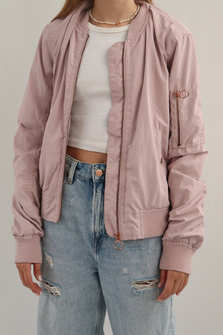 Chaqueta Bomber Rosado