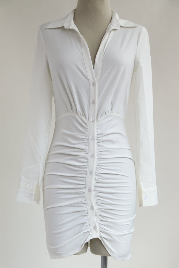 Vestido Camisa Blanco