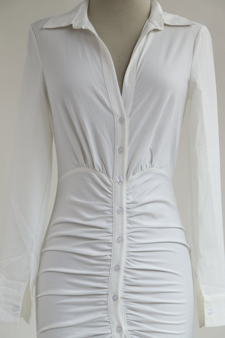 Vestido Camisa Blanco