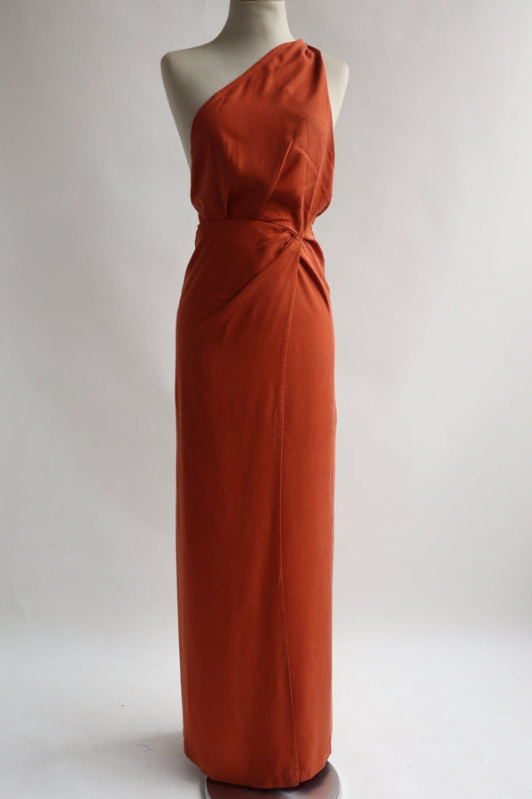 Vestido Terracota Maxi