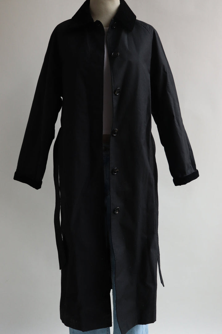 Abrigo Negro Trench